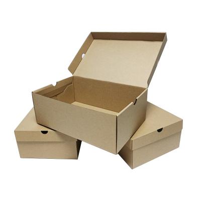 China Biodegradable Custom Logo Packaging Paper Shoe Box for Storing Customization Logo Packaging Premium Flip Planes Men and Women's Sneakers for sale