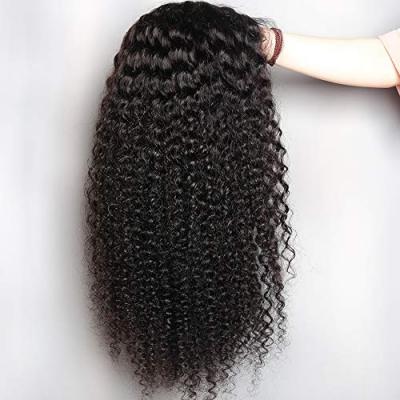 China Hd Transparent Lace Front Wig For Black Women Cheap Curly Brazilian Virgin Hair Raw Curly Full Lace Front Wig For Black Women for sale