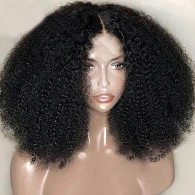 China Lace Frontal Front Wig Vendor Bob Wigs Human Hair Transparent Afro Virgin Hair Raw Indian Lace Curly Cheap Curly Full Hd Curly for sale