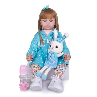 China New Fashion Changeable Dressing Design 24 Inch Cloth Body Reborn Baby Dolls For Children And You Lover for sale