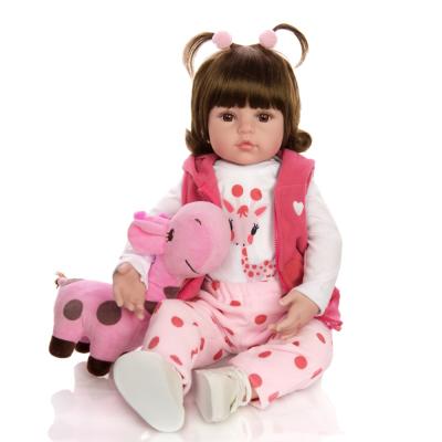 China Changeable Dressing KEIUMI 18inch Baby - Doll Silicone Reborn Birthday Gifts Shape Sound Doll Toys With Giraffe Friends for sale