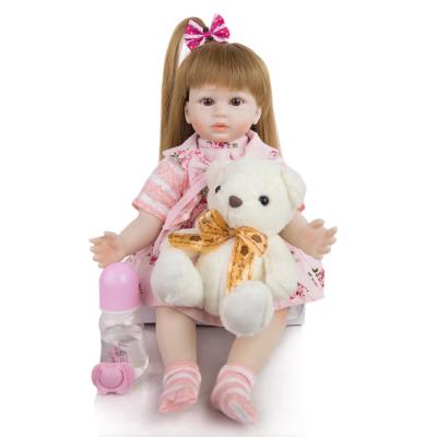 China Baby Reborn Dress Changeable Style New - Doll Toys Cloth Body Stuffed Realistic Princess Doll Baby Toy For Wholesale Toddler Birthday Gifts for sale