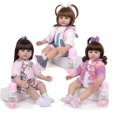 China Clothing KEIUMI Reborn Baby 49cm Silicone Changeable Soft Cloth Body - Realistic Princess Baby Dolls Kids Bedtime Friend Gift for sale