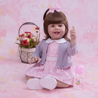 China Changeable Dress KEIUMI Happy Smile 27 Inch 68cm Reborn Cloth Body Newborn Dolls Soft Doll Toys For Kids Birthday Gifts for sale