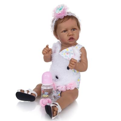 China Cartoon Toy KEIUMI 57cm Full Body Silicone Reborn Baby - Doll Toys Realistic Newborn Dolls For Kids Girl Gifts for sale