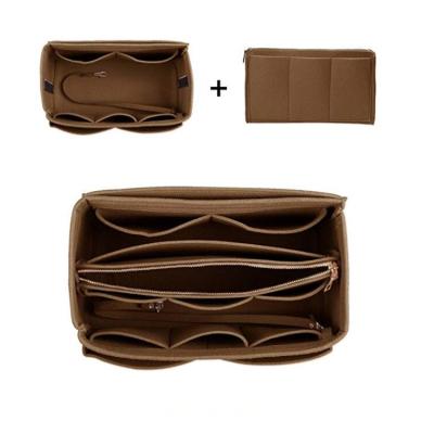 China 100% Eco-friendly Felt Purse Insert Bag Organizers Bag In Handbag For Luxury Bag for sale