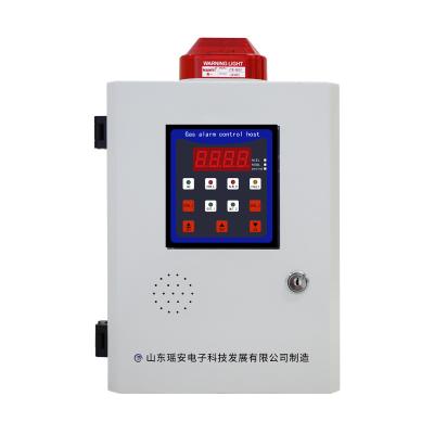 China Wall Mounted Gas Alarm Controller Single Channel RS485 4-20mA Gas Control Panel for sale