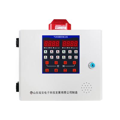 China Two Channel Gas Alarm Controller 2.5kg RS485 4-20mA Gas Detector Control Panel for sale