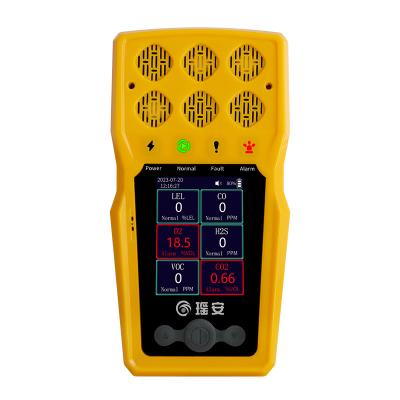 China BTQ-YA-C100FT Handheld Gas Detector CO O2 H2S LEL Portable Multi Gas Analyser for sale