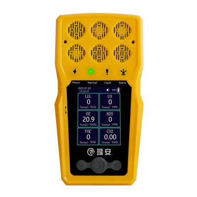 China 6 In 1 Portable Multi Gas Monitor , Combustible Gas Analyzer For Gas Leakage Detection for sale