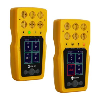 China 4 In 1 Gas Detector Portable CE Nh3 Co O2 Lpg Co2 H2s Hydrogen H2 Co2 Cl2 Gas Analyzer for sale