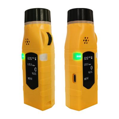 China NH3 CH4 CO H2S Portable Single Gas Detector Analyzer with 1.3 Inch LCD Display for sale