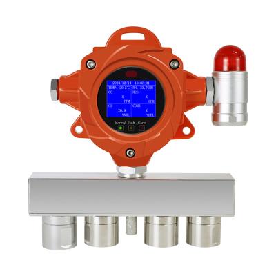 China Industrial Smart Multi Gas Leak Detector Wall Mounted IP67 207*214*84mm for sale