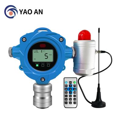 China YAOAN VOC CH4 CO CL2 H2S SF6 Gas Leakage Detector VOL LEL LPG Combustible Oxygen Toxic Smart Gas Sensor Alarm Monitor for sale