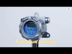 factory bag leak detector dust concentration monitoring industrial pipe dust detector