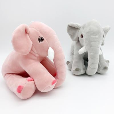 China Cute Fun Makers Customized Cute Soft Elephant Pillow Soothe Elephant Doll Toys Children's Plush Toys for sale