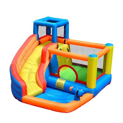 China Customized Design Multifunctional Kids Playground Inflatable Slide Jumping Inflatable Bouncer For Sale for sale