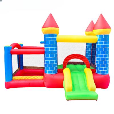 China Eco-friendly Commercial Multifunctional Kids Jumper House Inflatable Bounce Castle With Slide For Kids for sale