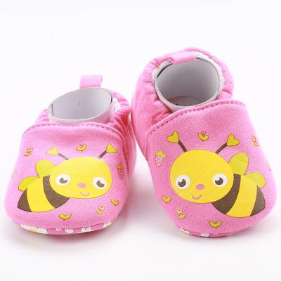 China Flat Specialization in Manufacturing Cute Printing Elastic Mouth Baby Slippers , Breathable Indoor Slippers for sale