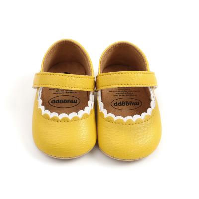 China Flat Sale Rubber Soft Sole + PU Outdoor Casual Kids Shoes, Baby Household Toddler Shoes for sale