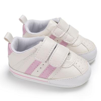 China All-match flat warm synthetic leather shoes leisure fashion sports non-slip thick-soled non-slip baby shoes for sale