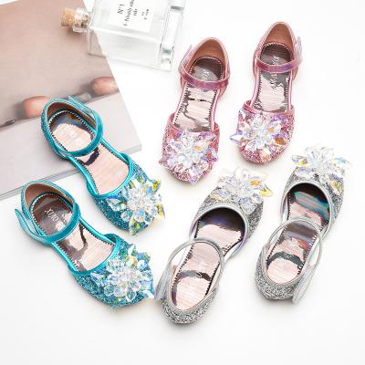 China Anti-odor Sequin Girls Princess Party Shoes Dress Shoes For Toddler Flower Girl Pageant Dress Wedding Shoes For Kids for sale