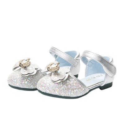 China Anti-Smell Spring Autumn Fashion Princess Bow-knot With Butterfly Pendant Rhinestone Baby Shoes Kids For Baby Good For 2year for sale