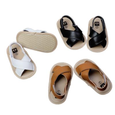 China Wholesale Summer Flat Soft Rubber Sole Waterproof All-match Sandals Male Baby Kids Sandals for sale