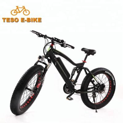 China Aluminum alloy 26 inch 48v 750W/1000w high power hub brushless motor fat tire ebike wholesale for different terrain fat bike elect for sale