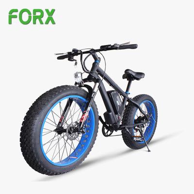 China 500 watt 48V mountain multifunctional powerful adult electric ebike beach fat tire bikes with WUXING brake for sale