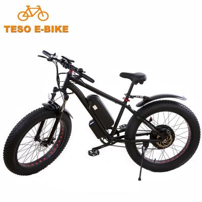 China Multifunctional New Product Chain Bottom FAT BIKE 48V 1000watt Fat Tire Electric Snow Bikes For Man for sale