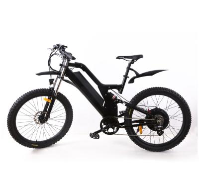 China Full 26inch Dual Suspension Shock Absorption Mountain ebike 48v 500W/1000w Multifunctional Electric Dirt Bike for sale