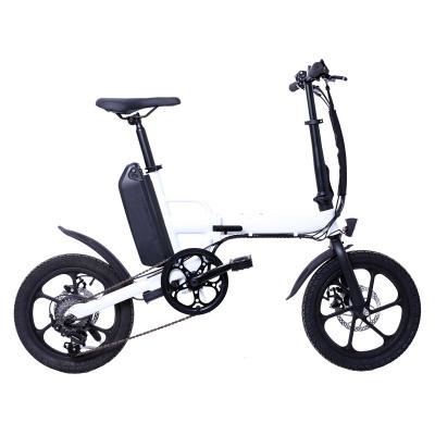 China 16inch alloy ebike aluminum foldable adult LCD display mini electric dirt bike for sale