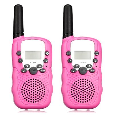 China High Quality T388 Colored Two Way Radio Toy Set Walkie Talkie Kids Toy For Children A14c 240*170*50mm for sale