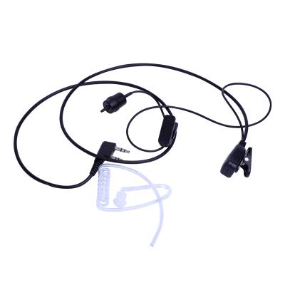 China Earpiece with NEW PTTs and MIC Walkie Talkie Accessories Air Vent Woki Toki Helmet Fbi Speaker Earphone for Security for sale