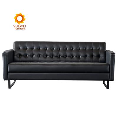 China Zhejiang Comfortable High Quality Design Leather Office Sofa Set Reception Sofa for sale