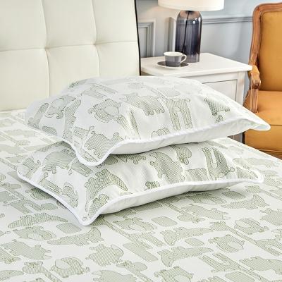 China Waterproof Life Sizes Customized Hot Selling Mattress Cover Pattern Designed Soft Breathable Waterproof Pillow Cover Set for sale