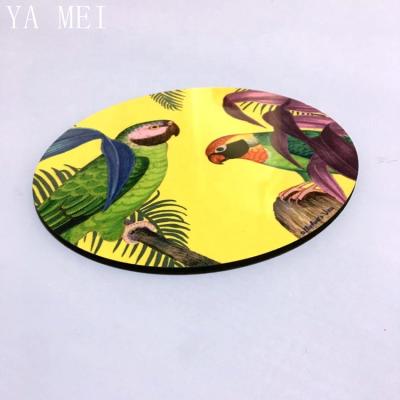 China Viable Blank Sublimation MDF Logo Customized Beer Coaster Cork Backed for sale