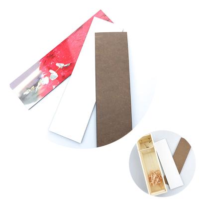 China 13.4*3.54 inch/340*90*3mm Sublimation MDF Wooden Eco-friendly White Blank Empty Box Lid for sale