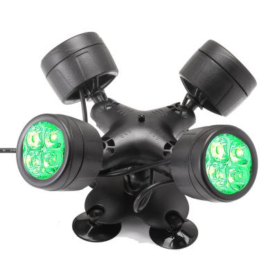 China Swimming Pool New Under Water Suction Cup Waterproof Pool Light Ip68 Led Light Submersible Underwater Led Remote Control Light for sale