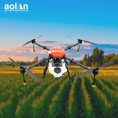 China UAV Foldable Agricultural Crop Bumblebee Sprayer Seeder Autopilot 10l Agriculture Spraying Drones for sale