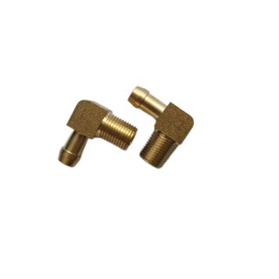 China air compressor parts 1/8 pagoda brass elbow 90 degree brass elbow for air compressor equal/reduction for sale