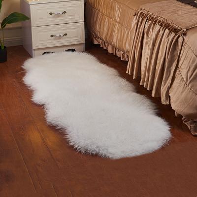 China Ultra Soft Washable Fuzzy Carpet Furry Beside Faux Fur Area Rug For Bedroom Floor Floor Mats for sale