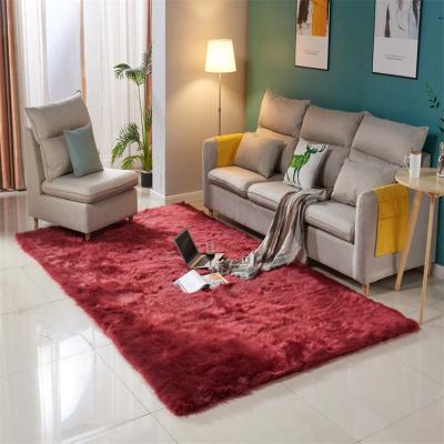 China Long Hair Washable Luxury And Soft Icelandic Area Rug Faux Fur Rugs Living Room Blanket Faux Fur Rug For Room for sale