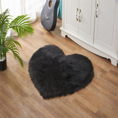 China Washable Warm Fur Blankets Soft Faux Sheepskin Carpet Blanket Faux Fur Rug Blankets For Home Floor Living Room Bedroom Mats Faux Fur Carpet for sale