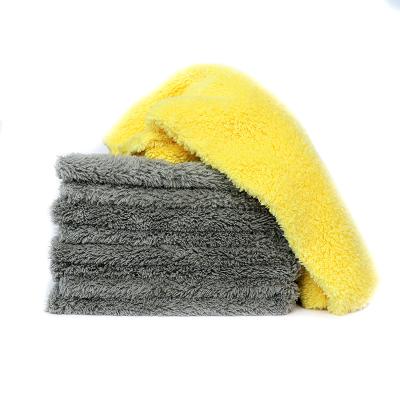 China Home Hotel Kitchen Car Cleaning Microfiber Car Wash Plush Drying Towel Microfiber Quick-Dry Polishing Towel for sale