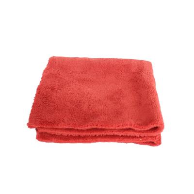 China Super Soft Coral Cut Towel 40x40cm Laser Cleaning Towel 40x40cm Polish Fleece Towel Hotel Car Kitchen Home Car Fleece edgless for sale