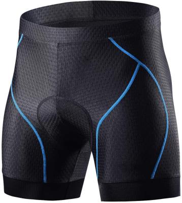 China FREE SAMPLE Breathable Men's Cycling Underwear Shorts Padded Bicycle Liner Shorts Safety Bicycle Briefs With Anti-skid Leg Grip for sale