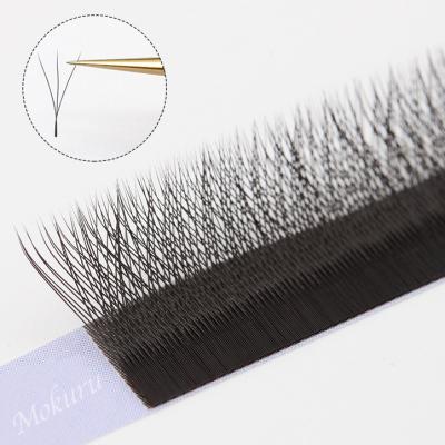 China Dropshipping Dolly Lash All Handmade 3d Full Volume Classic High Quality Individual Clover Eyelashes Fluffy Extension for sale