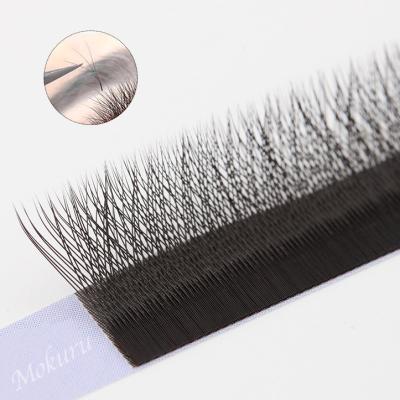 China Individual Handcrafted Dolly Lash Synthetic Hair 3d Volume Fluffy Clover Full Volume Eyelash Extension for sale